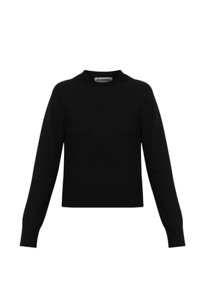 Jil Sander ribbed-trim sweater - Black