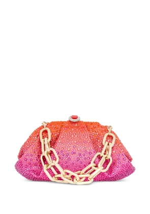 Judith Leiber Gemma crystal-embellished clutch bag - Pink