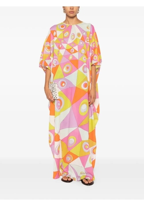 PUCCI Iride-print maxi dress - Pink