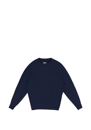 Aimé Leon Dore logo-embroidered crew-neck sweater - Blue