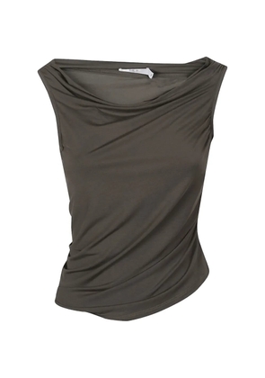 IRO draped sleeveless top - Grey