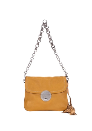 Prada Pre-Owned tassel flap shoulder bag - Yellow