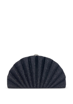 Judith Leiber Origami Fan crystal-embellished clutch bag - Black