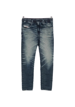 Diesel drawstring-waist distressed jeans - Blue