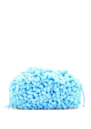 Bottega Veneta Pre-Owned The Wave Pouch Twisted Chenille Mini crossbody bag - Blue