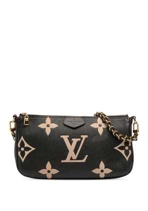 Louis Vuitton Pre-Owned 2021-2026 Monogram Giant Empreinte Bicolor Multi Pochette Accessoires satchel - Black