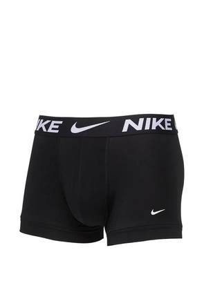 Nike logo-waistband boxer briefs (set of three) - Black