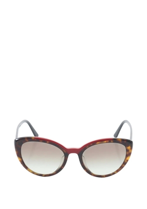 Prada Pre-Owned 2010s cat-eye frame sunglasses - Brown