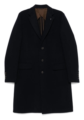 Peserico wool single-breasted coat - Blue