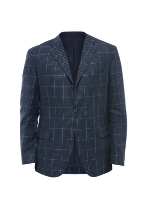 Corneliani checked blazer - Blue