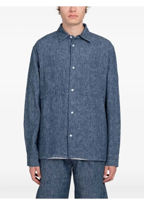 MINIMUM Titan patch-pocket shirt - Blue