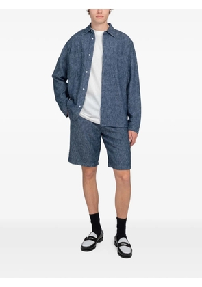 MINIMUM Titan patch-pocket shirt - Blue