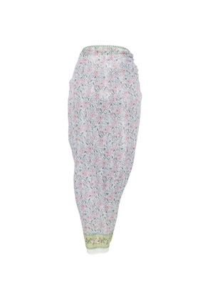 MC2 Saint Barth floral-print sarong - Blue