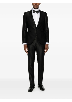 Carlo Pignatelli satin-finishl suit - Black