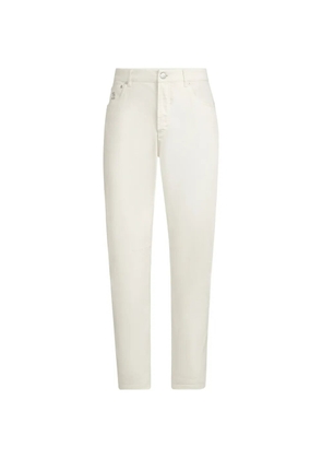 Brunello Cucinelli five-pocket jeans - White
