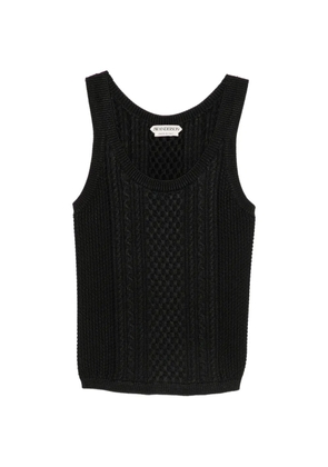 JW Anderson cable-knit sleeveless top - Black