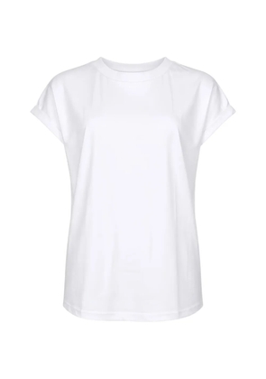 Eleventy turn-up cuff T-shirt - White