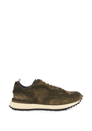 Officine Creative panelled lace-up sneakers - Green