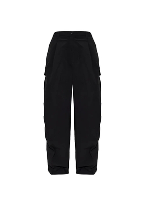 adidas pleated-detail trousers - Black