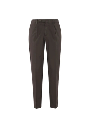Briglia 1949 pleated pressed-crease tailored trousers - Brown