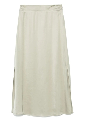 Peserico satin midi skirt - Green