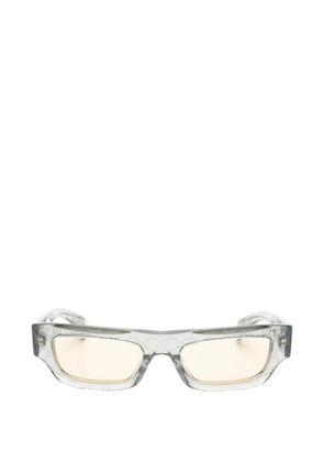 Gucci Eyewear monogram-print rectangle-frame sunglasses - Grey
