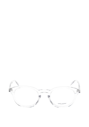 Saint Laurent Eyewear round-frame glasses - White