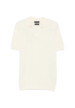 OUTFIT diamond-knit T-shirt - Neutrals