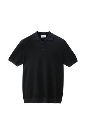 Diana Studio short-sleeve knit polo shirt - Black