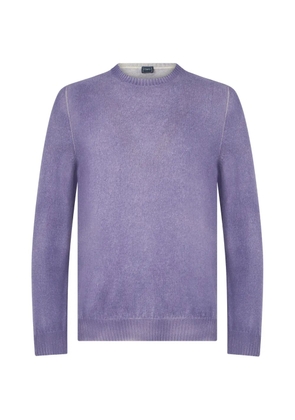 Fedeli round-neck cashmere sweater - Purple
