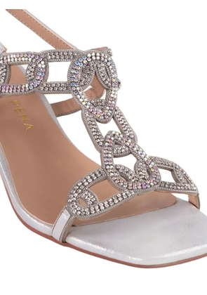 ALMA EN PENA crystal-embellished heeled sandals - Silver