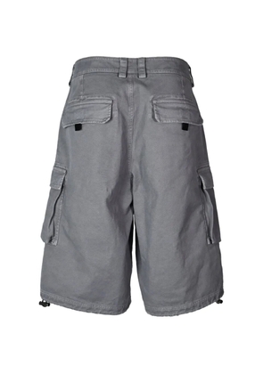 Martine Rose logo-print cargo shorts - Grey