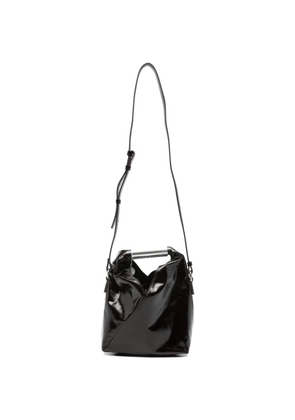 MM6 Maison Margiela Japanese patent leather tote bag - Brown