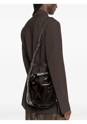 MM6 Maison Margiela Japanese patent leather tote bag - Brown