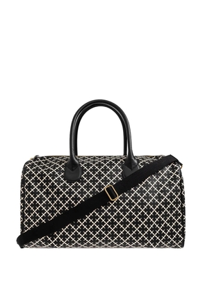 By Malene Birger Lullu geometric-print weekend bag - Black
