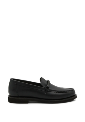 Brunello Cucinelli Monili leather loafers - Black
