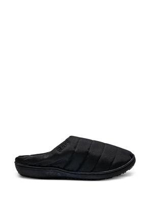 SUBU Nannen logo-embroidered slippers - Black