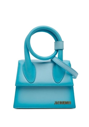 Jacquemus Pre-Owned 2010-2026 Leather Le Chiquito Noeud satchel - Blue