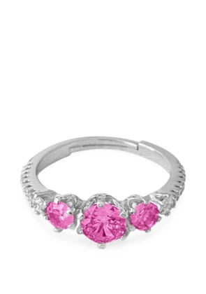HZMER JEWELLERY Snowblush Shimmer ring - Silver