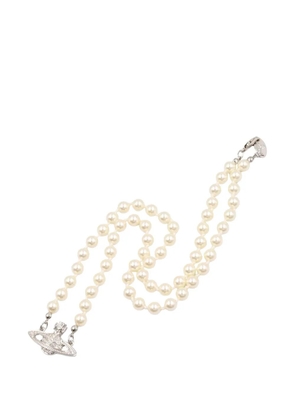 Vivienne Westwood Pre-Owned 2020s Mini Bas Relief necklace - Silver