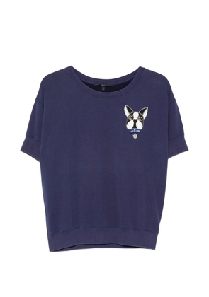 Gucci Pre-Owned 2020s dog-patch sweater - Blue