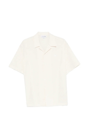 Lacoste seersucker striped shirt - Neutrals