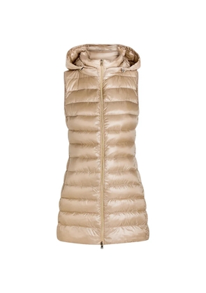 Herno Ultralight hooded waistcoat - Neutrals