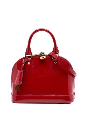 Louis Vuitton Pre-Owned 2013 Monogram Vernis Alma BB satchel - Red