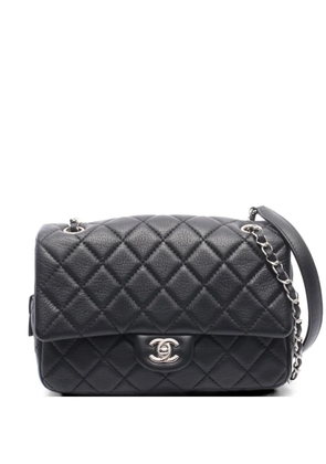 CHANEL Pre-Owned 2015-2016 Classic Flap Matelassé shoulder bag - Black