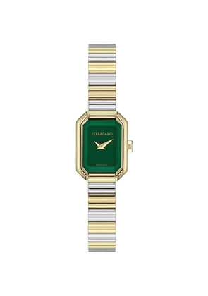 Ferragamo Crystal Petite 22mm watch - Green