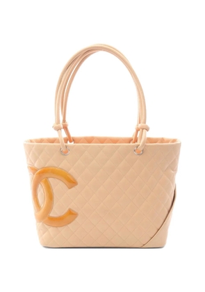 CHANEL Pre-Owned 2005-2006 Cambon line tote bag - Neutrals