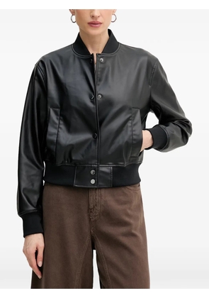 Armani Exchange logo-embossed bomber jacket - Black