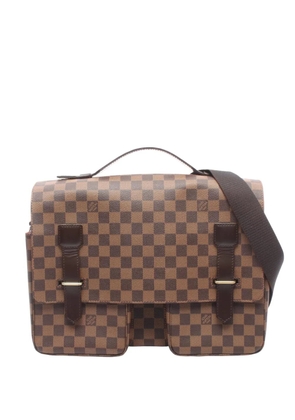 Louis Vuitton Pre-Owned 2000 Damier Ebene Broadway satchel - Brown