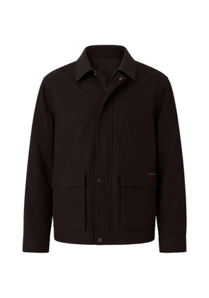 Calvin Klein zip-up pocket-detail jacket - Black